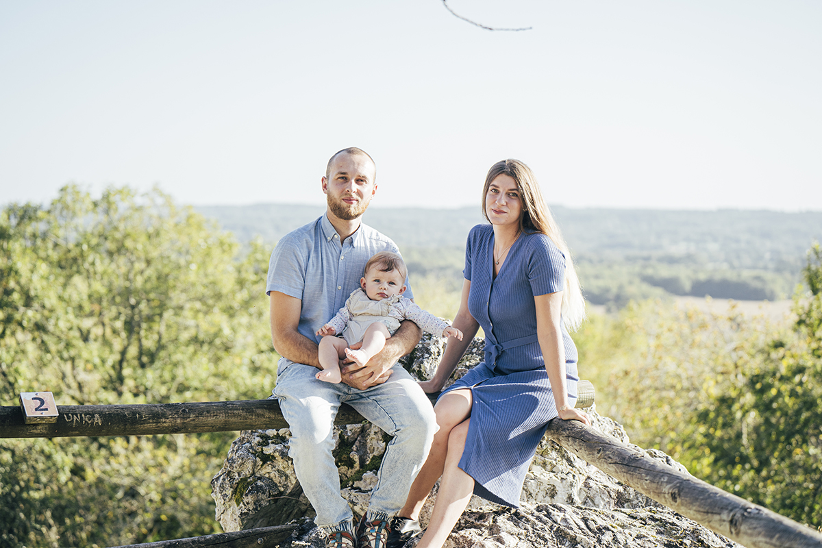 Séance nouveau né famille couple avec bébé